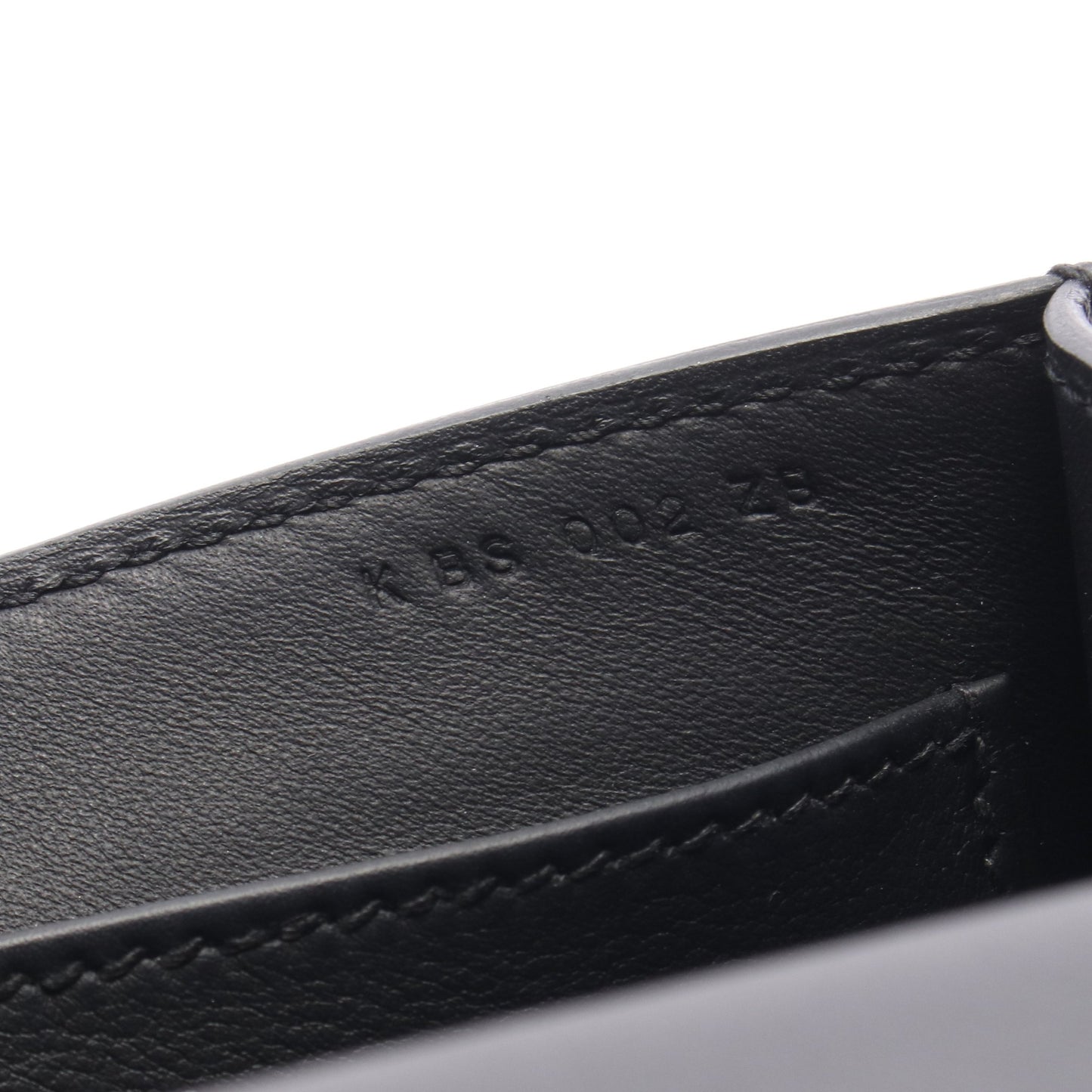 ゲタ ショルダーバッグ シェーブル ブラック シルバー金具 K刻印 エルメス バッグ HERMES