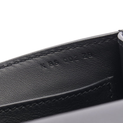 ゲタ ショルダーバッグ シェーブル ブラック シルバー金具 K刻印 エルメス バッグ HERMES
