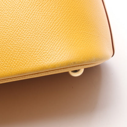 ボリード35 ジョーヌ 2WAY ハンドバッグ クシュベル イエロー ゴールド金具 □A刻印 エルメス バッグ HERMES