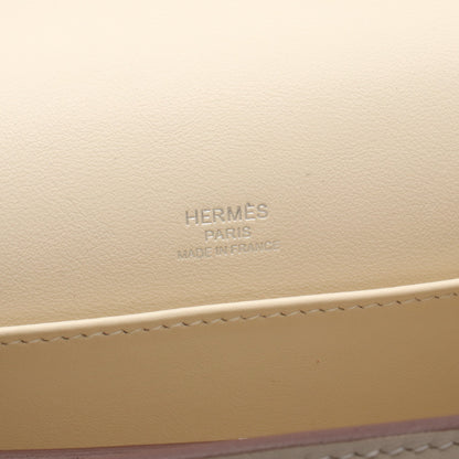 サック ロウリス ルリ ミニ ナタ ショルダーバッグ ヴォースイフト アイボリー シルバー金具 U刻印 エルメス バッグ HERMES