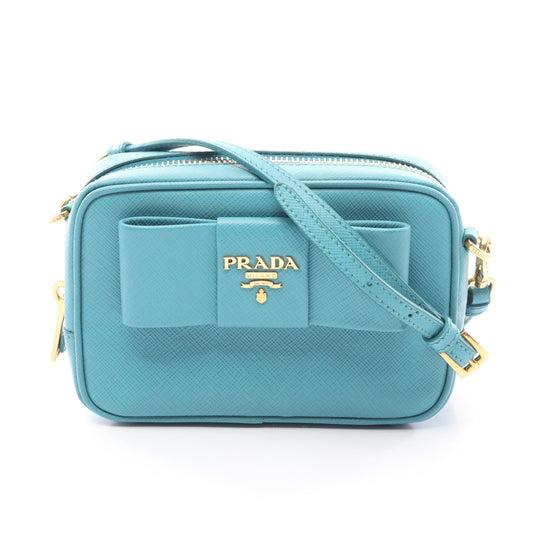 SAFFIANO ショルダーバッグ サフィアーノレザー エメラルドグリーン プラダ バッグ PRADA