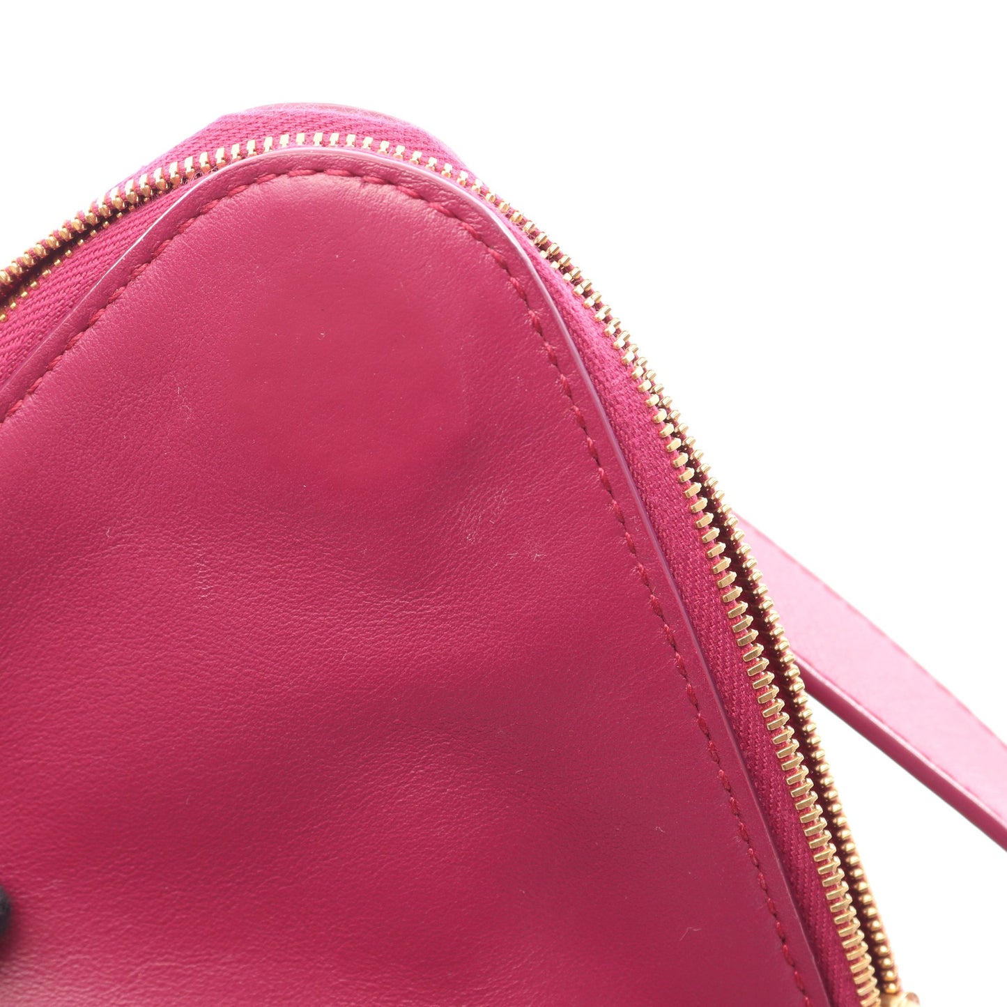 ピーク ハンドバッグ レザー パープル ボッテガヴェネタ バッグ BOTTEGA VENETA