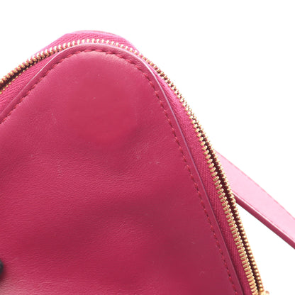 ピーク ハンドバッグ レザー パープル ボッテガヴェネタ バッグ BOTTEGA VENETA