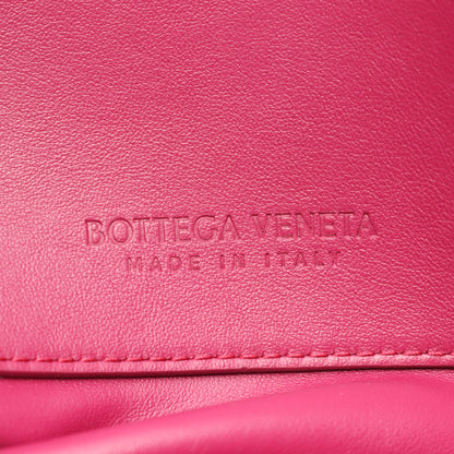 ピーク ハンドバッグ レザー パープル ボッテガヴェネタ バッグ BOTTEGA VENETA