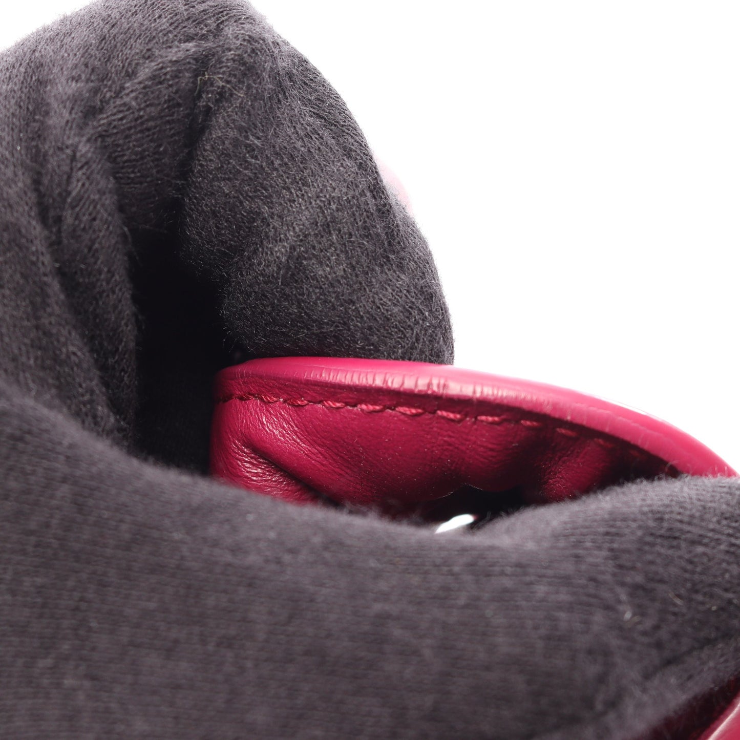 ピーク ハンドバッグ レザー パープル ボッテガヴェネタ バッグ BOTTEGA VENETA