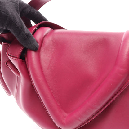 ピーク ハンドバッグ レザー パープル ボッテガヴェネタ バッグ BOTTEGA VENETA