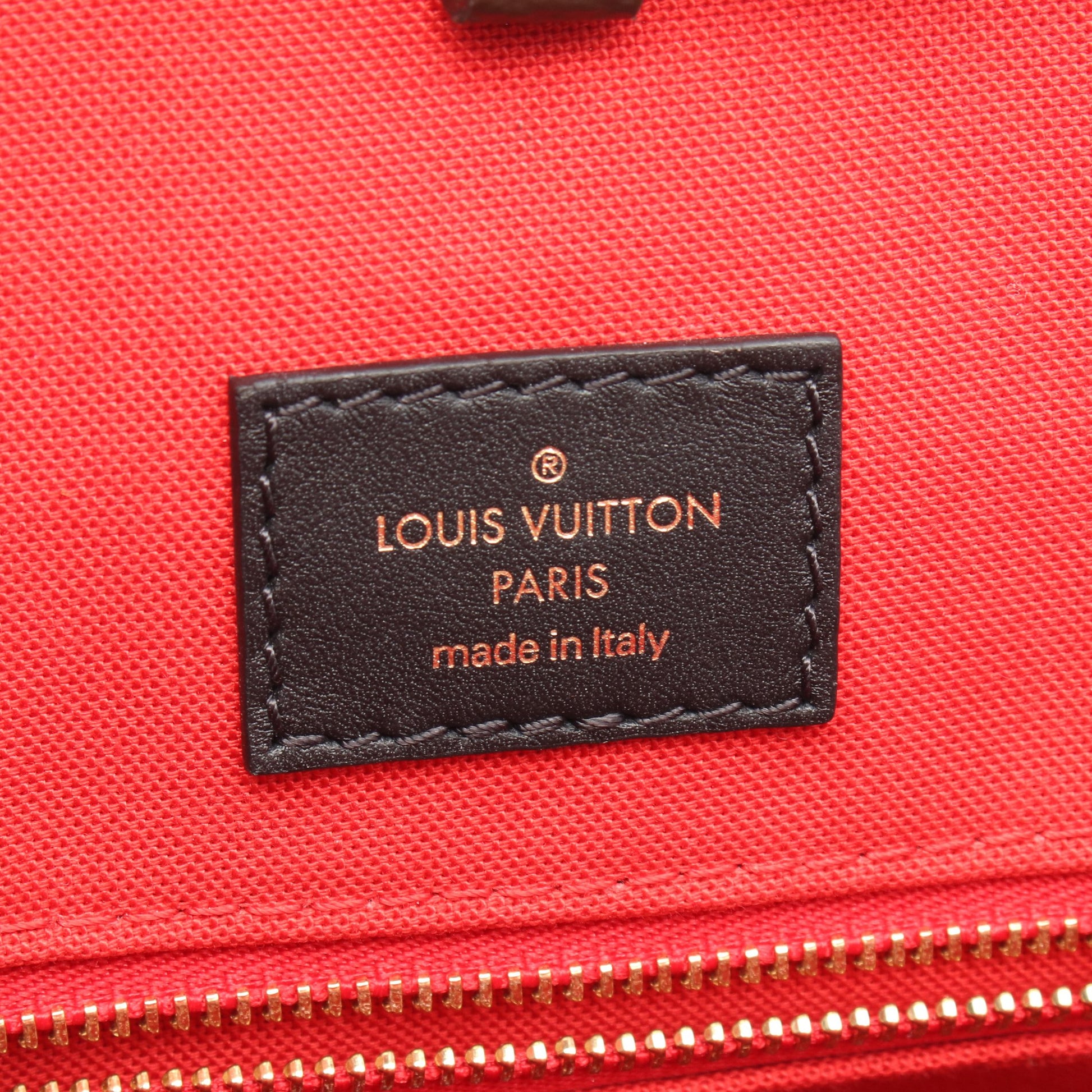 オンザゴーGM モノグラムジャイアント リバース ショルダーバッグ トートバッグ PVC ブラウン ベージュ ルイヴィトン バッグ LOUIS VUITTON