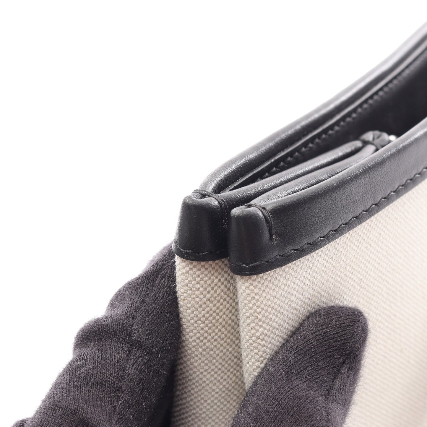 DUTY FREE TOTE M チェーンショルダーバッグ チェーントートバッグ キャンバス レザー ライトグレー ブラック バレンシアガ バッグ BALENCIAGA