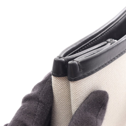DUTY FREE TOTE M チェーンショルダーバッグ チェーントートバッグ キャンバス レザー ライトグレー ブラック バレンシアガ バッグ BALENCIAGA