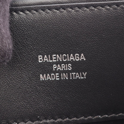 DUTY FREE TOTE M チェーンショルダーバッグ チェーントートバッグ キャンバス レザー ライトグレー ブラック バレンシアガ バッグ BALENCIAGA
