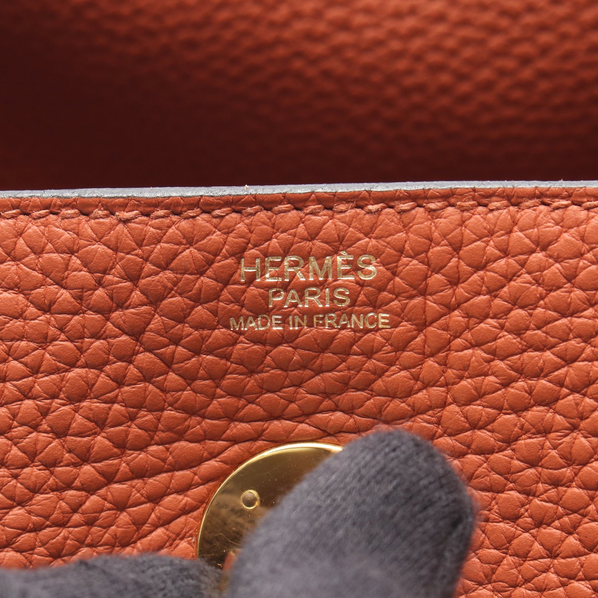 リンディ30 キュイーブル ショルダーバッグ トリヨンクレマンス ブラウン ゴールド金具 X刻印 エルメス バッグ HERMES