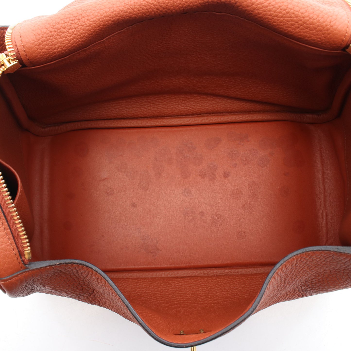 リンディ30 キュイーブル ショルダーバッグ トリヨンクレマンス ブラウン ゴールド金具 X刻印 エルメス バッグ HERMES