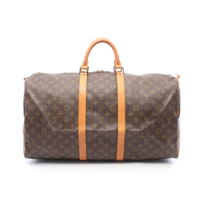 キーポル55 モノグラム ボストンバッグ PVC レザー ブラウン ルイヴィトン バッグ LOUIS VUITTON
