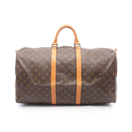 キーポル55 モノグラム ボストンバッグ PVC レザー ブラウン ルイヴィトン バッグ LOUIS VUITTON