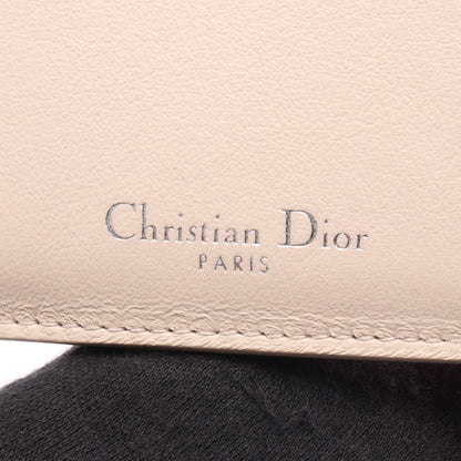 ディオリッシモ ネオンカラー 三つ折り財布 レザー ピンクレッド クリスチャンディオール 財布・小物 Christian Dior
