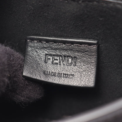 カモン ナノ ショルダーバッグ レザー ブラック フェンディ バッグ FENDI
