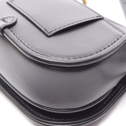 カモン ナノ ショルダーバッグ レザー ブラック フェンディ バッグ FENDI