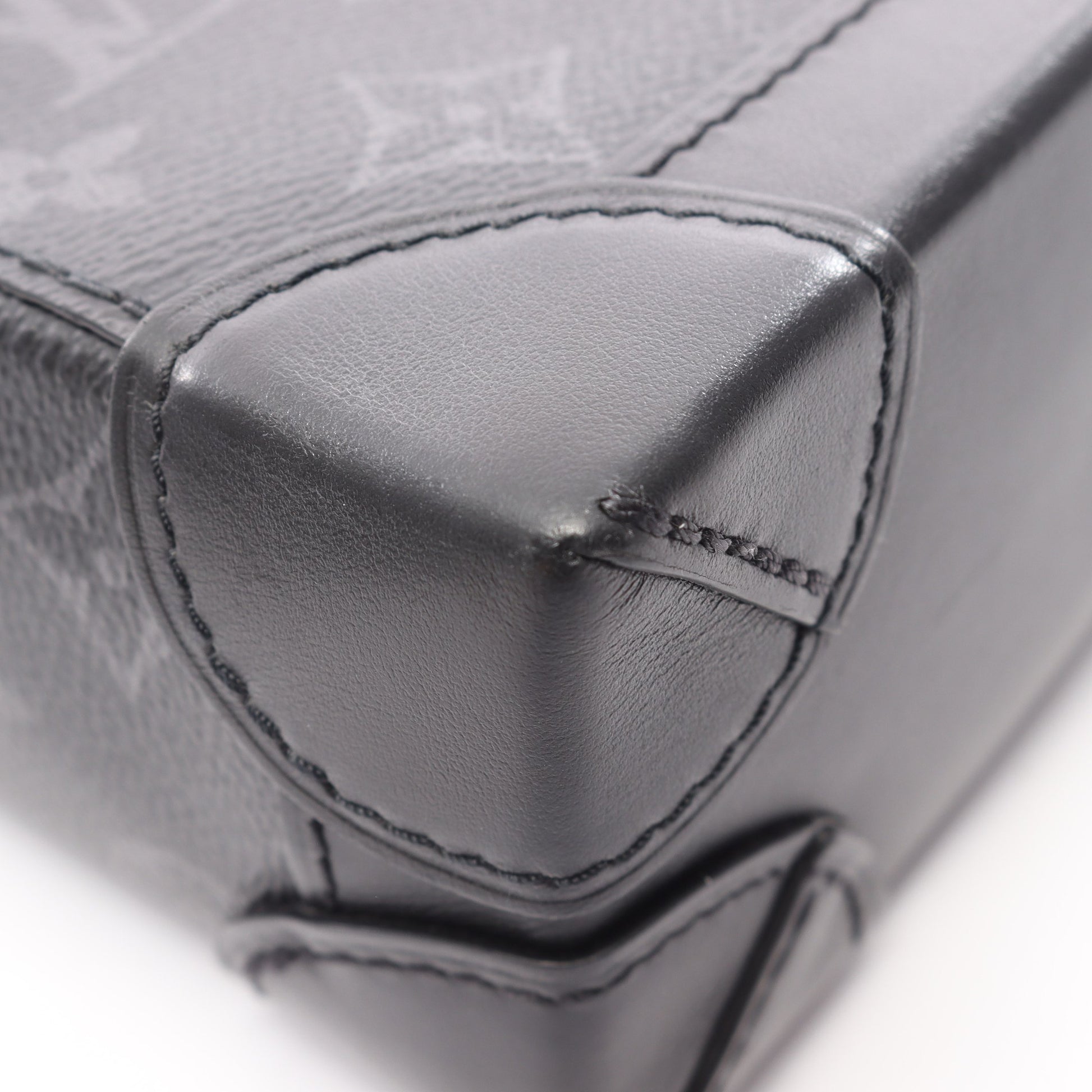 ナノ スチーマー モノグラムエクリプス 2WAY ショルダーバッグ PVC レザー ブラック ルイヴィトン バッグ LOUIS VUITTON