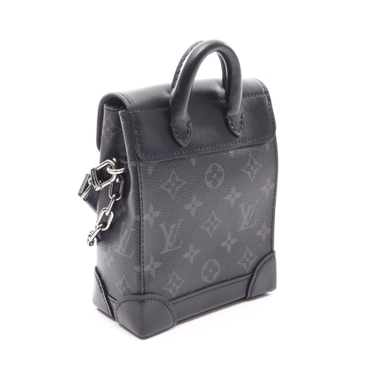 ナノ スチーマー モノグラムエクリプス 2WAY ショルダーバッグ PVC レザー ブラック ルイヴィトン バッグ LOUIS VUITTON