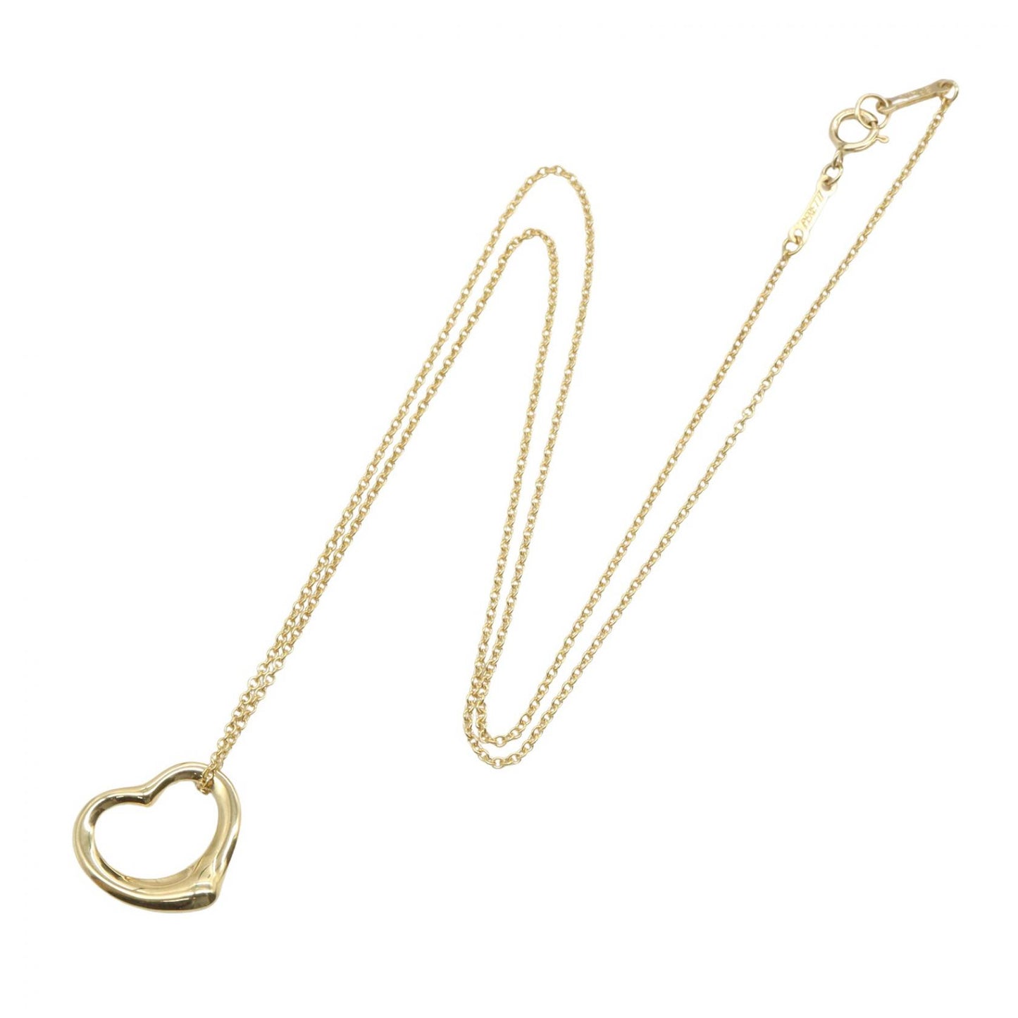 オープンハート ネックレス SM ネックレス K18YG イエローゴールド ティファニー アクセサリー TIFFANY & Co.