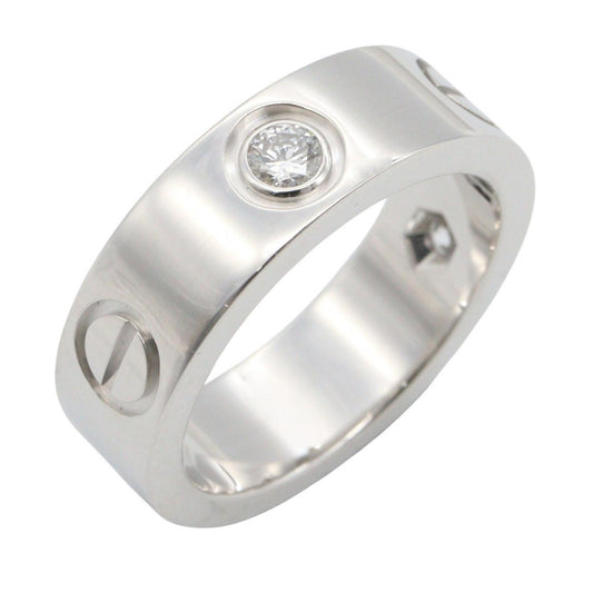 ラブリング 3PD リング 指輪 K18WG ダイヤモンド ホワイトゴールド クリア カルティエ アクセサリー Cartier