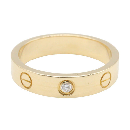 ミニラブリング 1PD リング 指輪 K18YG ダイヤモンド イエローゴールド クリア カルティエ アクセサリー Cartier