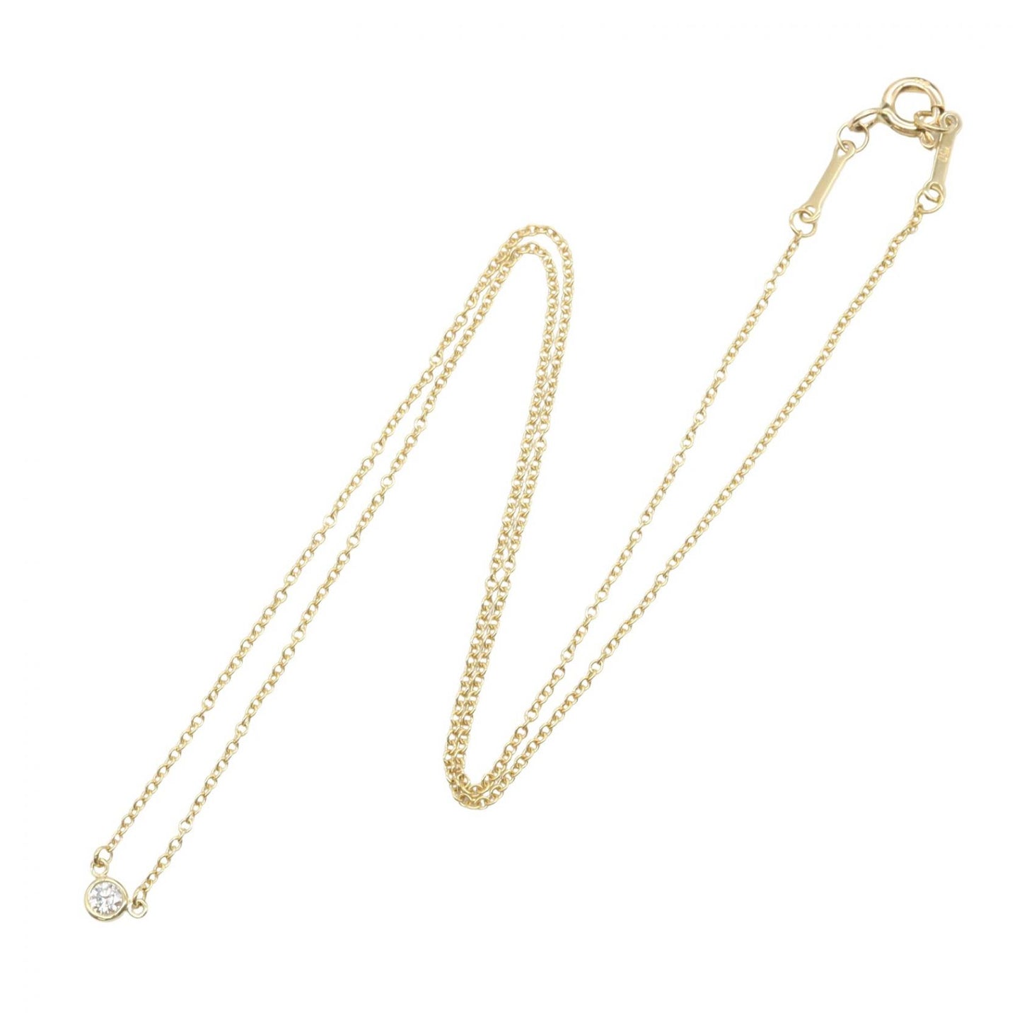バイザヤード ネックレス ネックレス K18YG ダイヤモンド イエローゴールド クリア ティファニー アクセサリー TIFFANY & Co.
