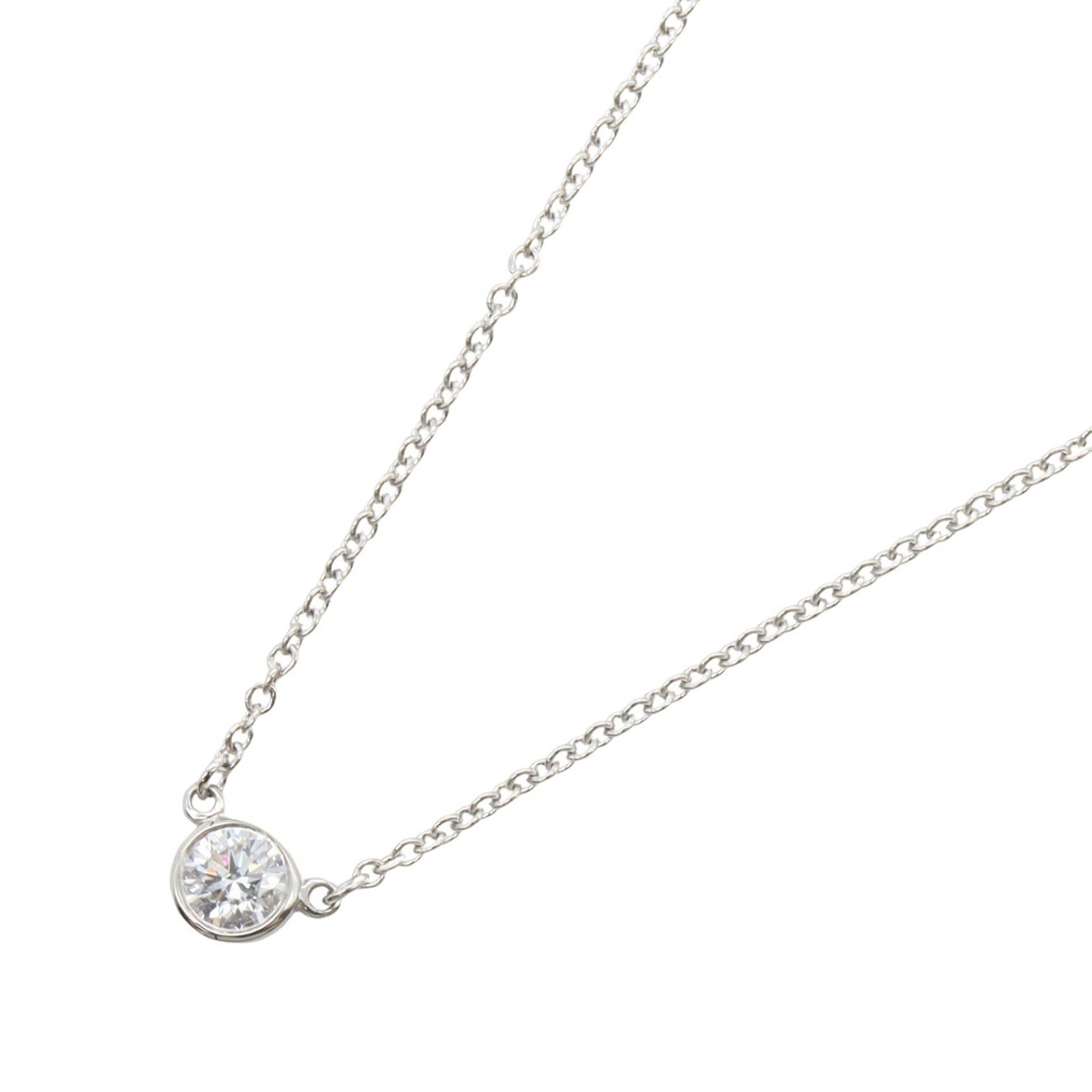 バイザヤード ネックレス ネックレス PT950 ダイヤモンド クリア ティファニー アクセサリー TIFFANY & Co.