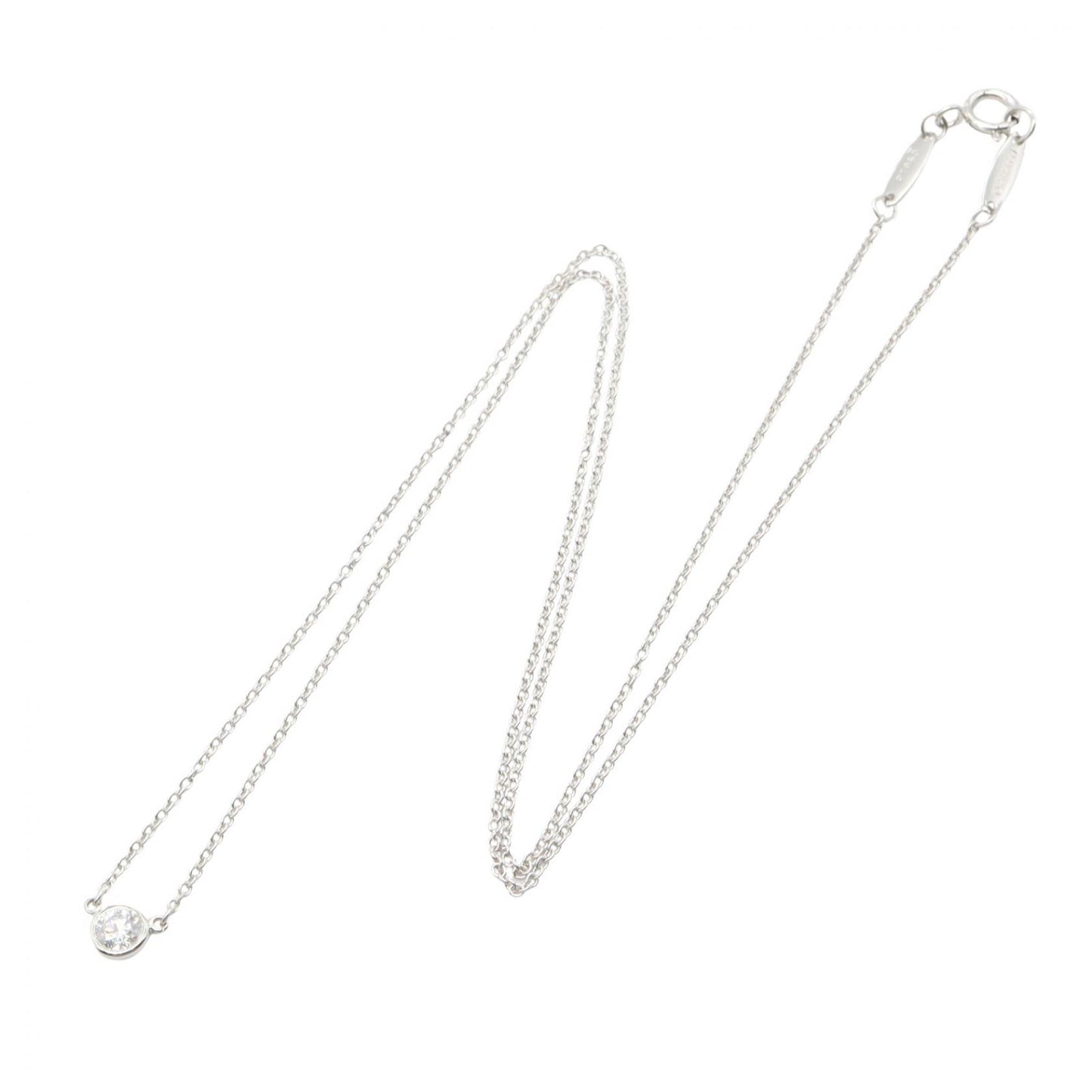 バイザヤード ネックレス ネックレス PT950 ダイヤモンド クリア ティファニー アクセサリー TIFFANY & Co.