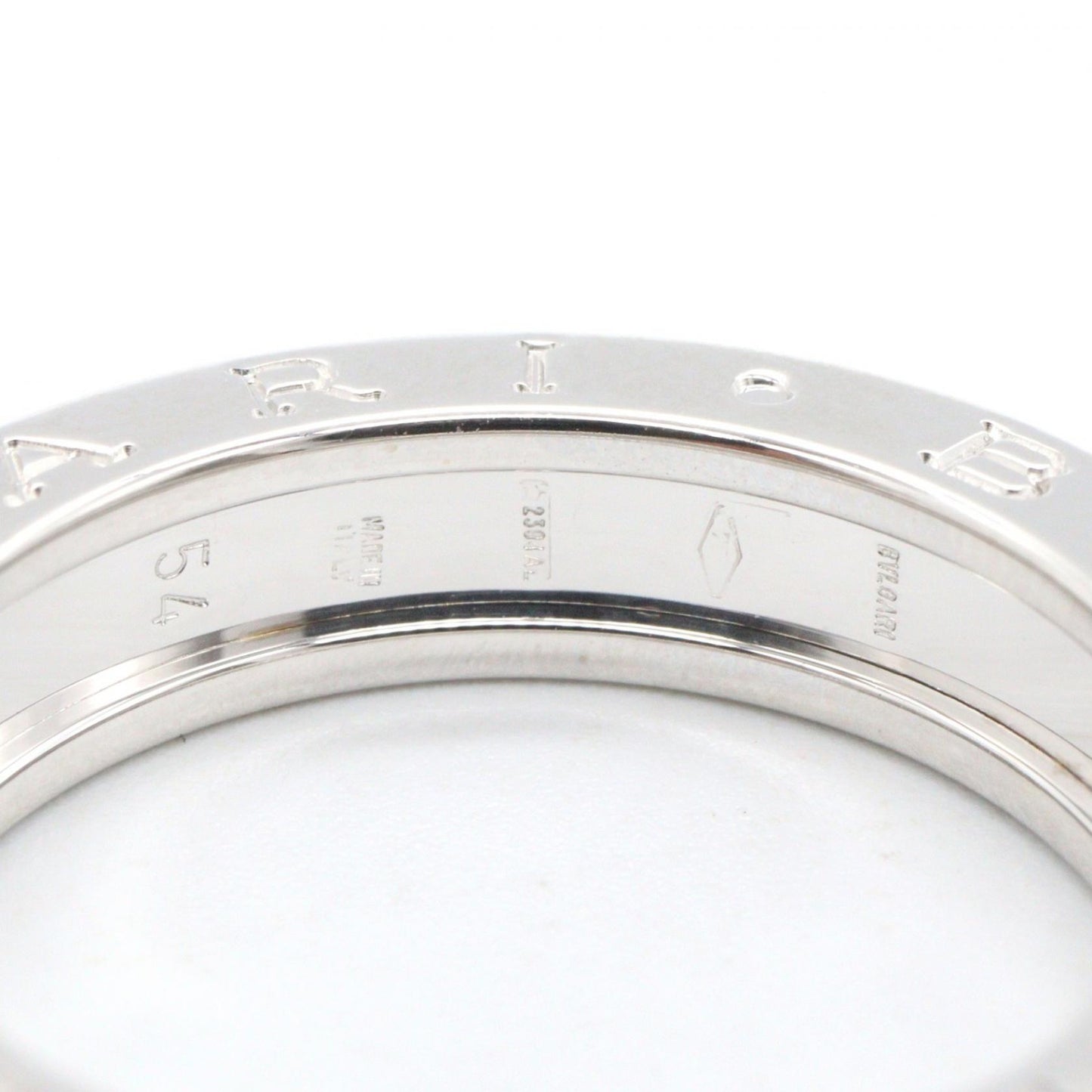 B-zero1 ビーゼロワン リング 1バンド リング 指輪 K18WG ホワイトゴールド ブルガリ アクセサリー BVLGARI