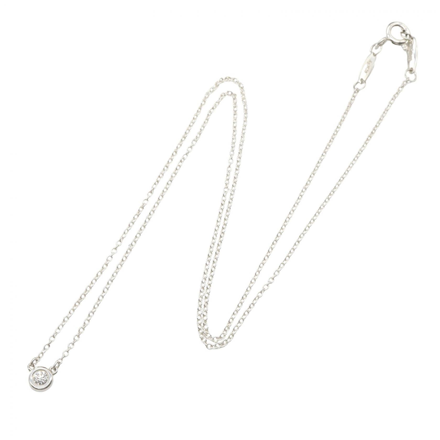 バイザヤードネックレス ネックレス SV925 ダイヤモンド クリア ティファニー アクセサリー TIFFANY & Co.
