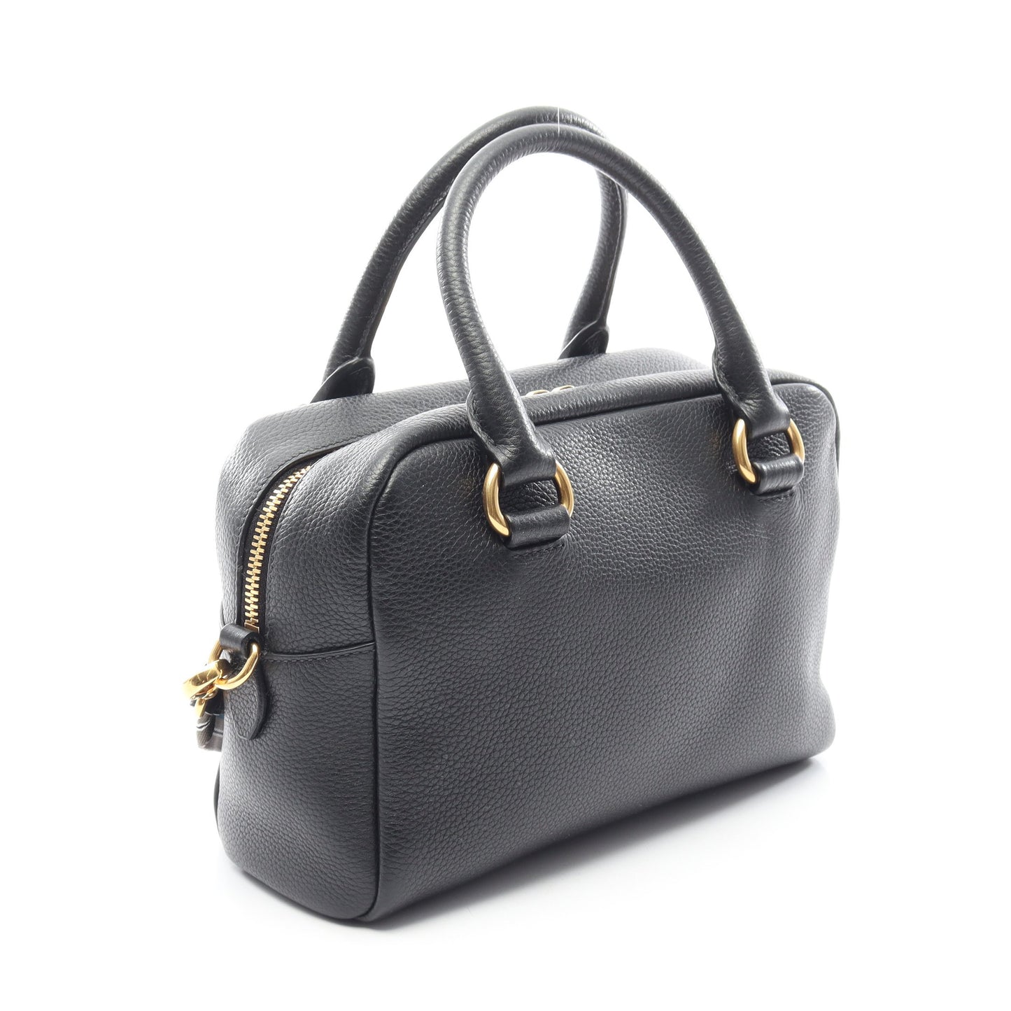 VITTELO PHENIX 2WAY ハンドバッグ レザー ブラック プラダ
