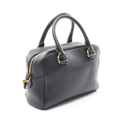 VITTELO PHENIX 2WAY ハンドバッグ レザー ブラック プラダ