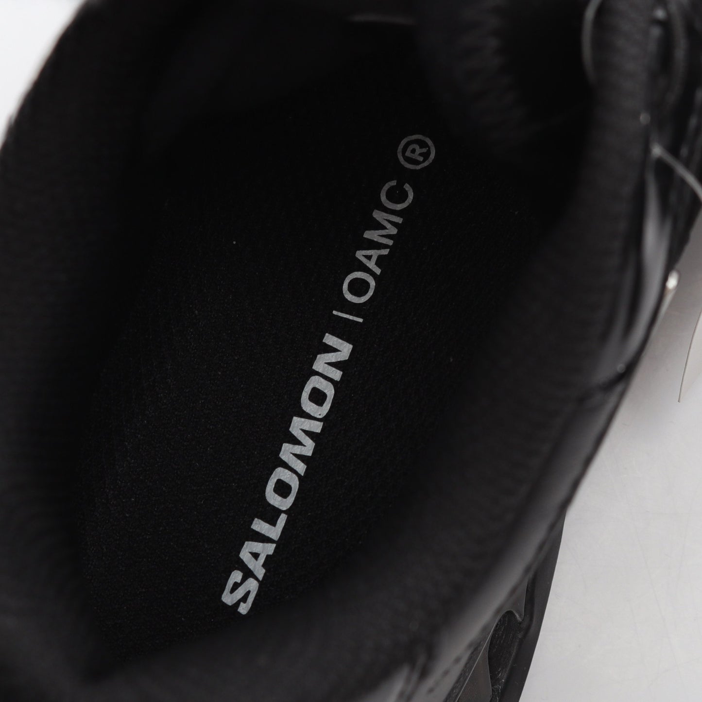 OAMC × SALOMON XT-QUEST スニーカー レザー ファブリック ブラック オーエーエムシー
