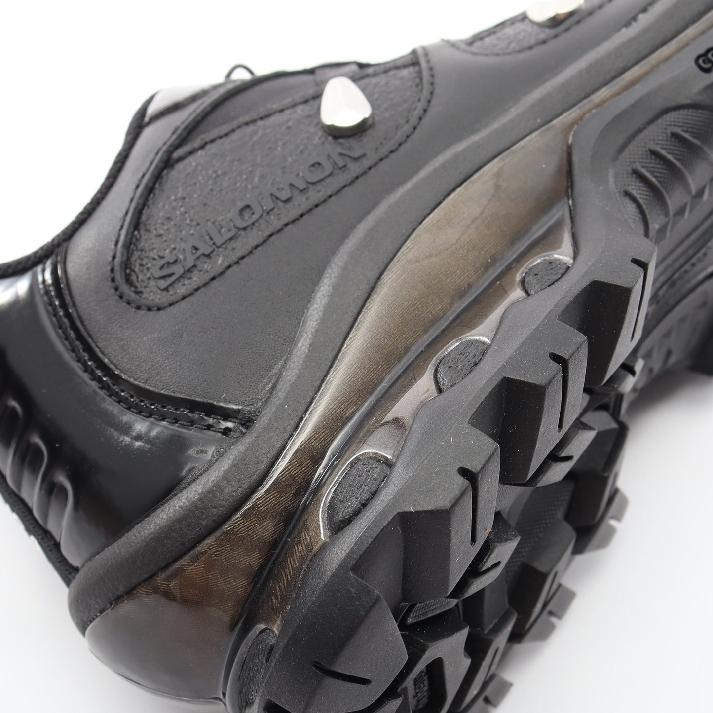OAMC × SALOMON XT-QUEST スニーカー レザー ファブリック ブラック オーエーエムシー