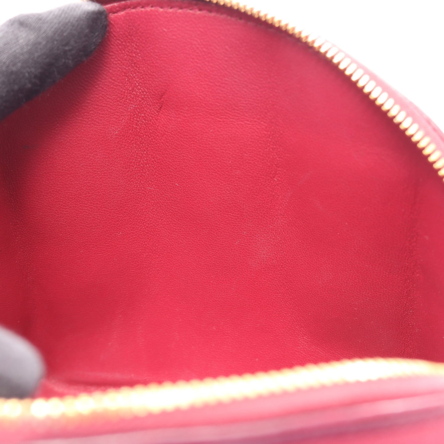 パデッド ハーフムーン チェーンショルダーバッグ レザー ピンクパープル ボッテガヴェネタ バッグ BOTTEGA VENETA