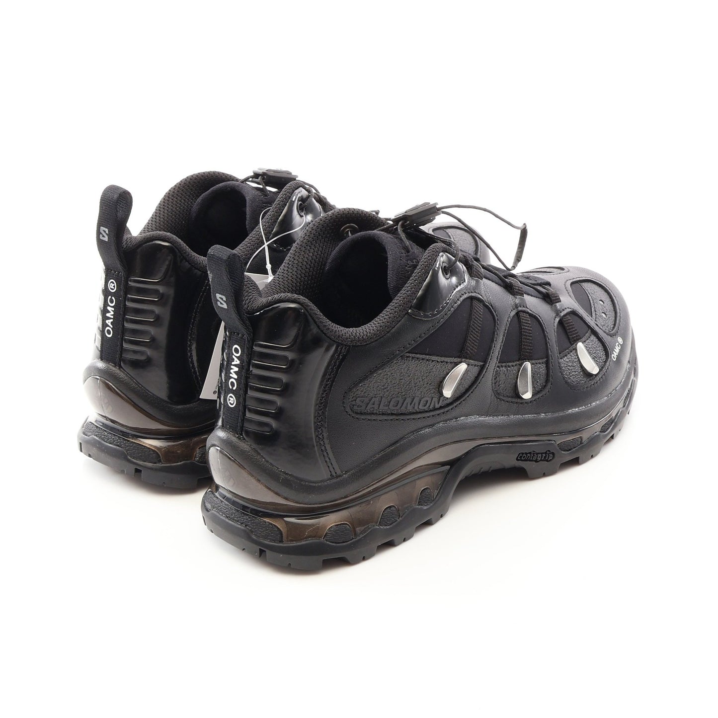 OAMC × SALOMON XT-QUEST スニーカー ファブリック レザー ブラック オーエーエムシー シューズ OAMC
