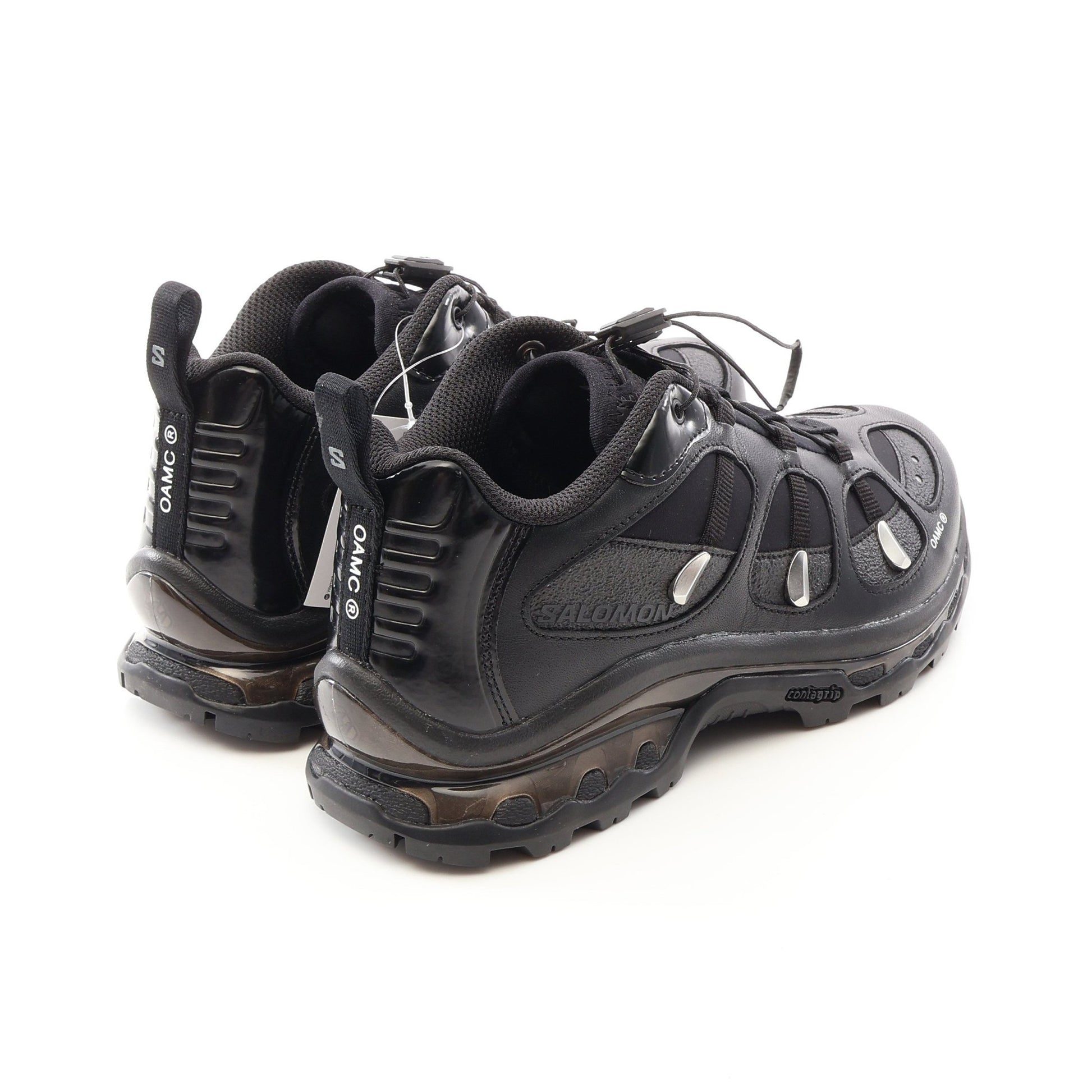 OAMC × SALOMON XT-QUEST スニーカー ファブリック レザー ブラック オーエーエムシー シューズ OAMC
