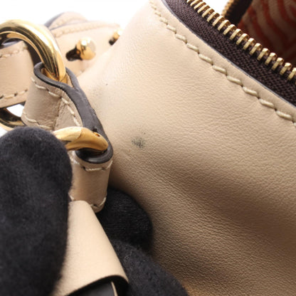 DARIA SMALL DAY BAG 2WAY ショルダーバッグ レザー ライトベージュ クロエ