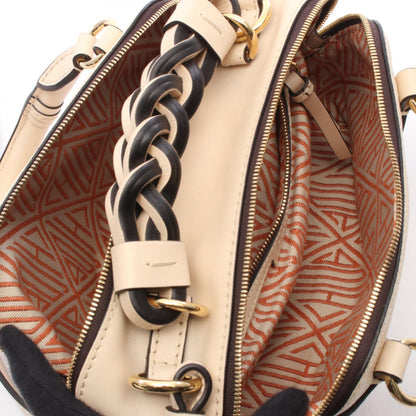 DARIA SMALL DAY BAG 2WAY ショルダーバッグ レザー ライトベージュ クロエ