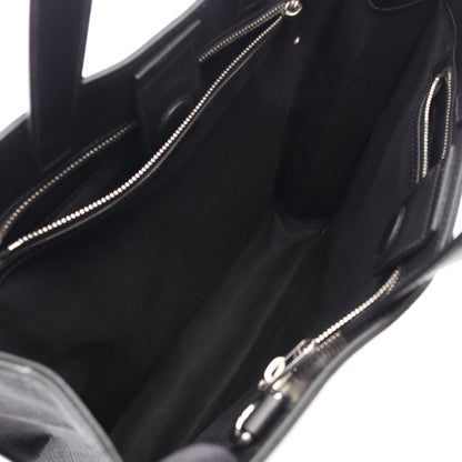 GGスプリーム ハンドバッグ トートバッグ PVC レザー ブラック グッチ バッグ GUCCI