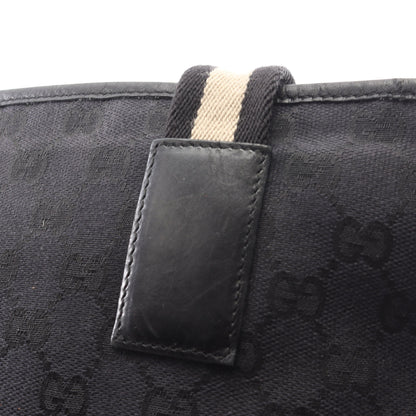GGキャンバス ショルダーバッグ トートバッグ キャンバス レザー ブラック グッチ バッグ GUCCI