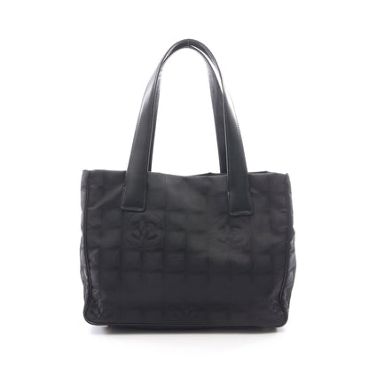 ニュートラベルラインPM ハンドバッグ トートバッグ ナイロンキャンバス レザー ブラック ゴールド金具 シャネル バッグ CHANEL