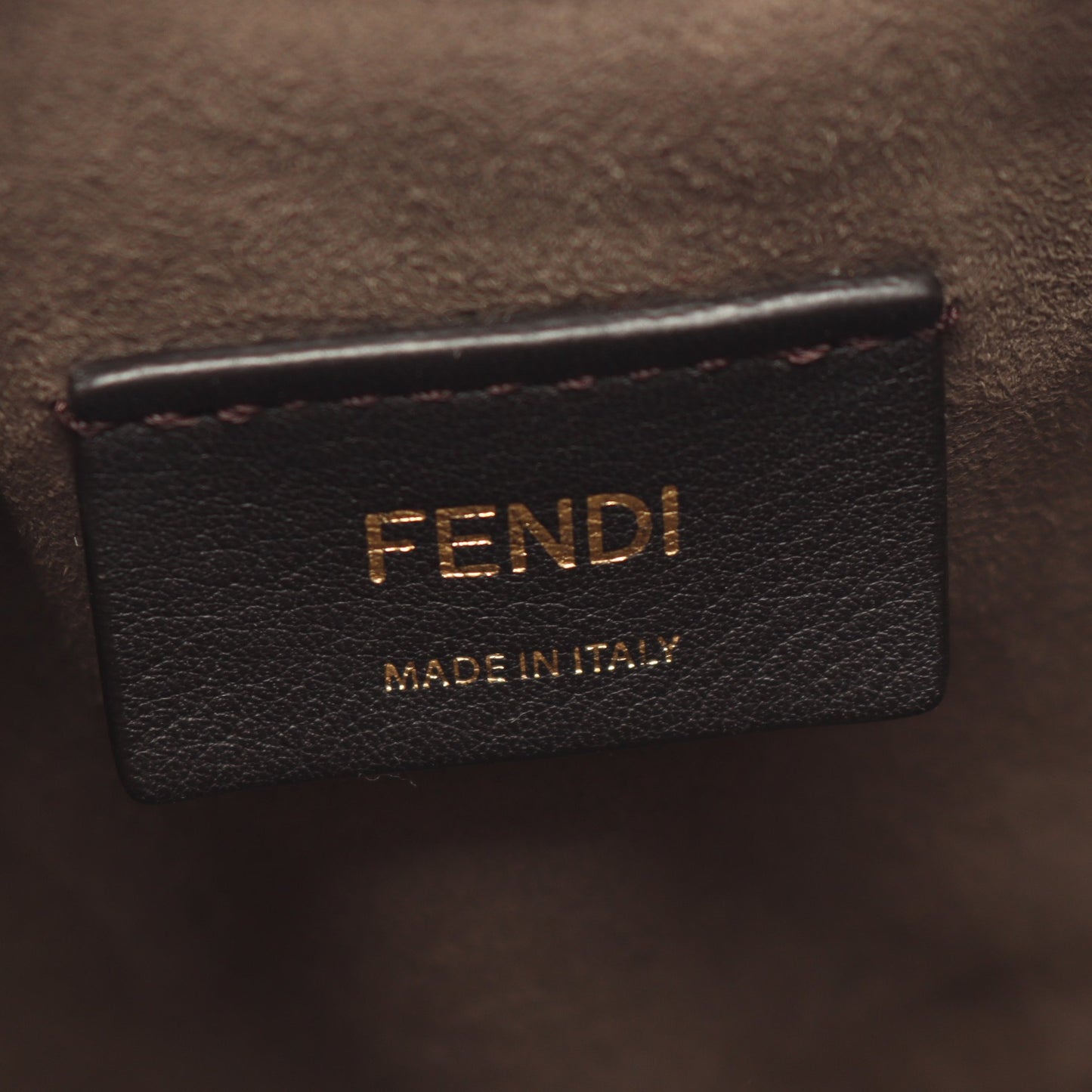 ミニ モン トレゾール 2WAY ハンドバッグ レザー グレーベージュ フェンディ バッグ FENDI