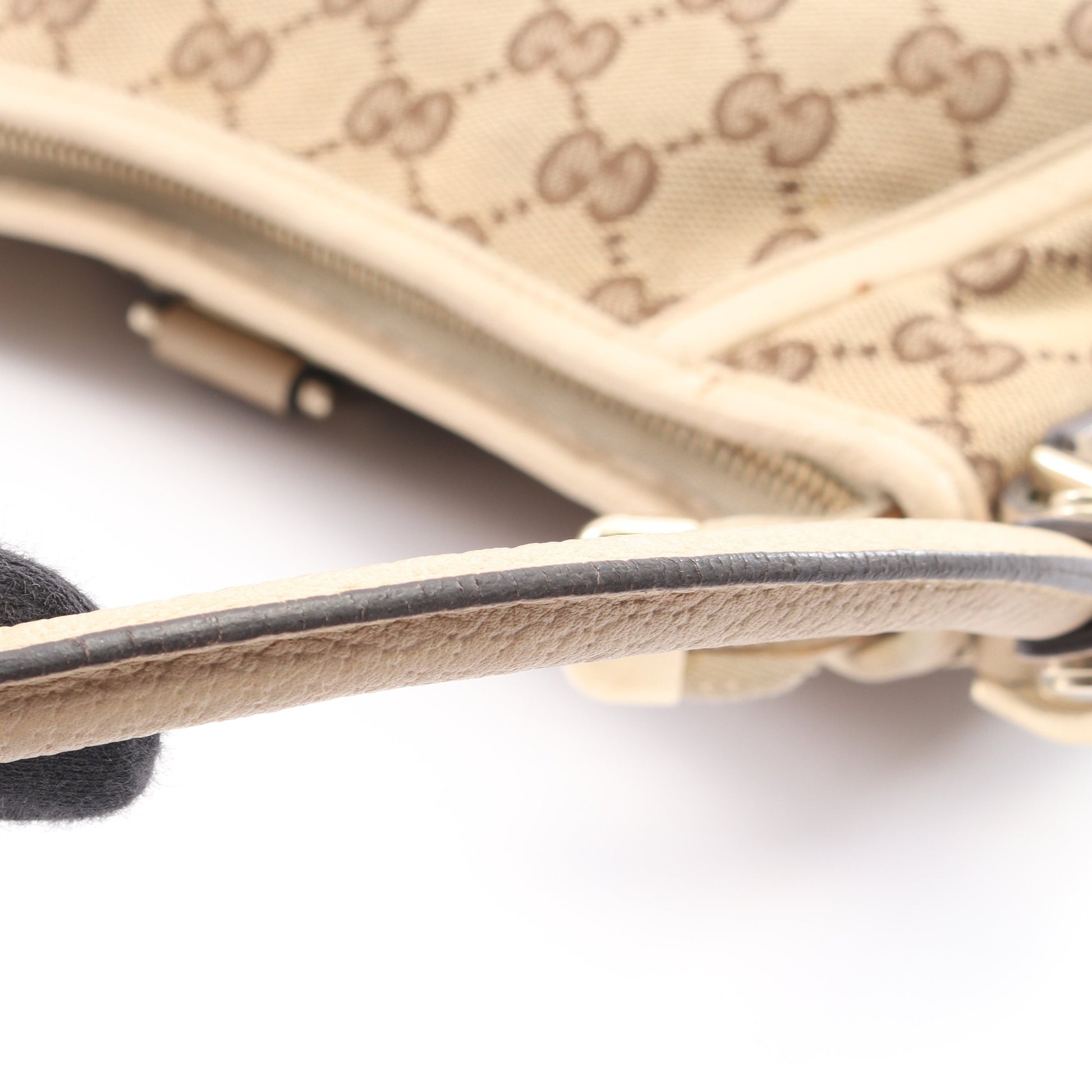 アビー ワンショルダーバッグ キャンバス レザー ベージュ グッチ バッグ GUCCI
