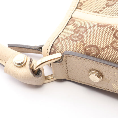 アビー ワンショルダーバッグ キャンバス レザー ベージュ グッチ バッグ GUCCI