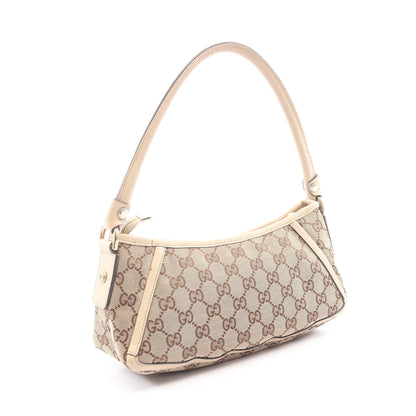 アビー ワンショルダーバッグ キャンバス レザー ベージュ グッチ バッグ GUCCI