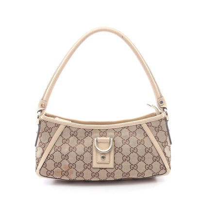アビー ワンショルダーバッグ キャンバス レザー ベージュ グッチ バッグ GUCCI