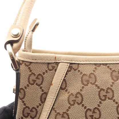アビー ワンショルダーバッグ キャンバス レザー ベージュ グッチ バッグ GUCCI