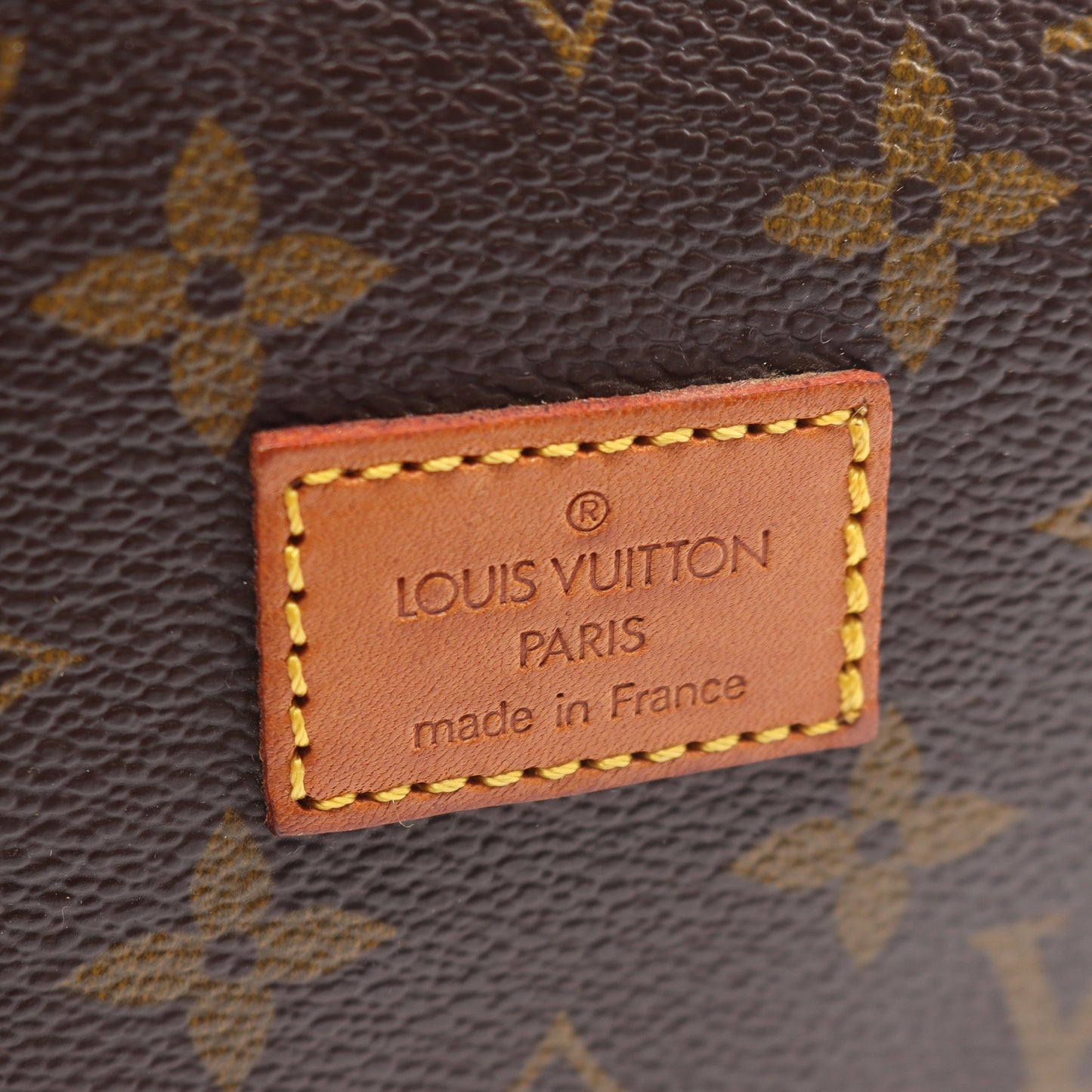 ソミュール30 モノグラム ショルダーバッグ PVC レザー ブラウン ルイヴィトン バッグ LOUIS VUITTON